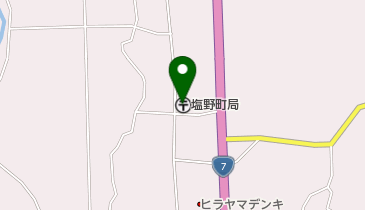 塩野町郵便局の地図画像