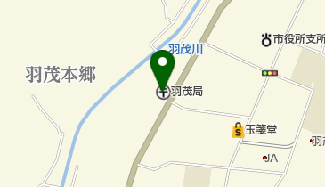 羽茂郵便局の地図画像