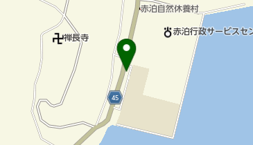 赤泊郵便局の地図画像