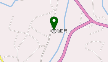 仙田郵便局の地図画像