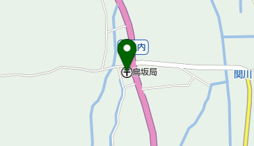 鳥坂郵便局の地図画像