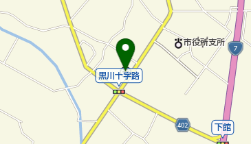 黒川郵便局の地図画像