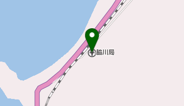 脇川郵便局の地図画像