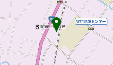 守門郵便局の地図画像