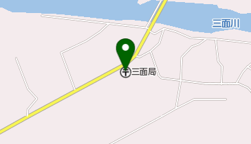 三面郵便局の地図画像