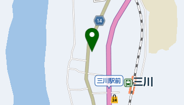 三川郵便局の地図画像