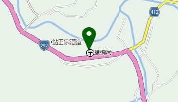 猿橋郵便局の地図画像