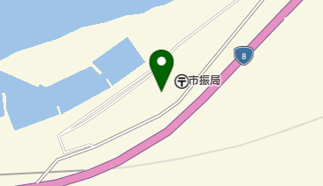 市振郵便局の地図画像