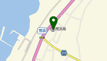 荒浜郵便局の地図画像