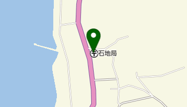 石地郵便局の地図画像