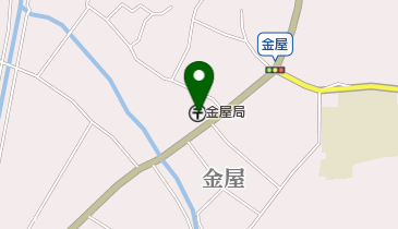 金屋郵便局の地図画像
