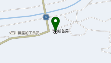 新谷郵便局の地図画像