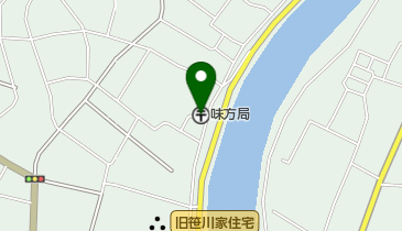 味方郵便局の地図画像