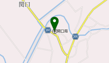 関口郵便局の地図画像