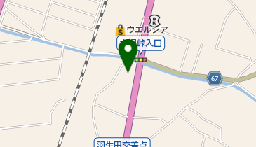 羽生田郵便局の地図画像