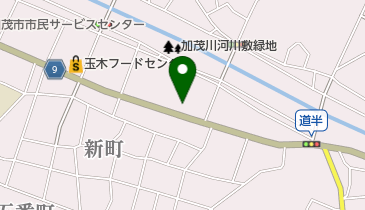 加茂上条郵便局の地図画像