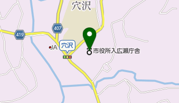 入広瀬郵便局の地図画像