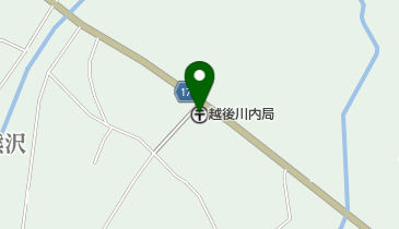 越後川内郵便局の地図画像