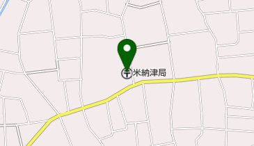 米納津郵便局の地図画像