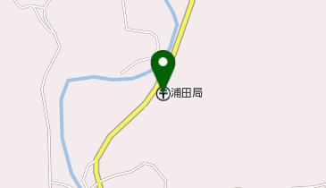 浦田郵便局の地図画像