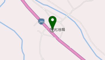 七谷郵便局の地図画像