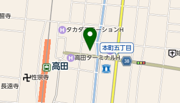 高田駅前郵便局の地図画像