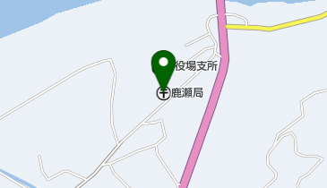 鹿瀬郵便局の地図画像