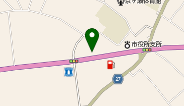 京ヶ瀬郵便局の地図画像