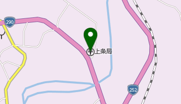上条郵便局の地図画像