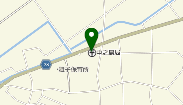 中之島郵便局の地図画像