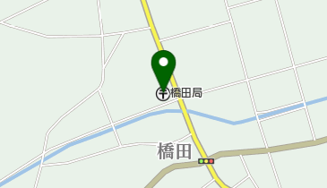 橋田郵便局の地図画像