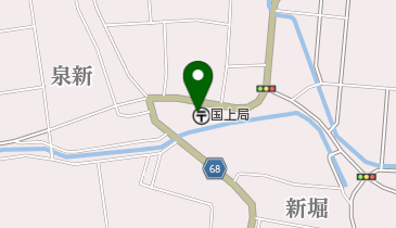 国上郵便局の地図画像