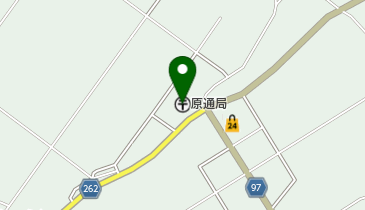 原通郵便局の地図画像