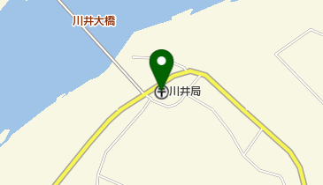 川井郵便局の地図画像