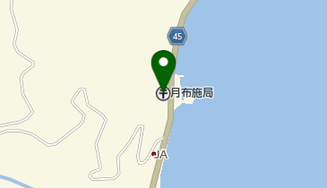 月布施郵便局の地図画像