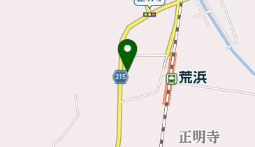 荒浜駅前郵便局の地図画像