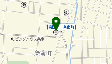 三条島田郵便局の地図画像