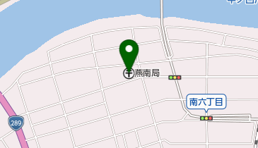 燕南郵便局の地図画像