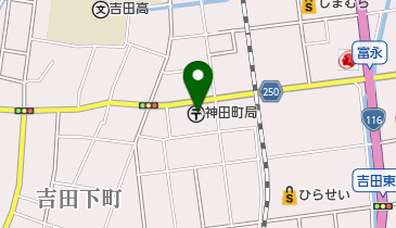 神田町郵便局の地図画像