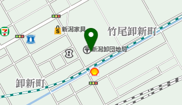 新潟卸団地郵便局の地図画像