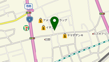 糸魚川横町郵便局の地図画像