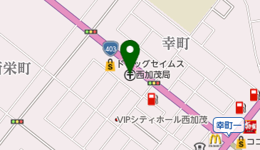 西加茂郵便局の地図画像