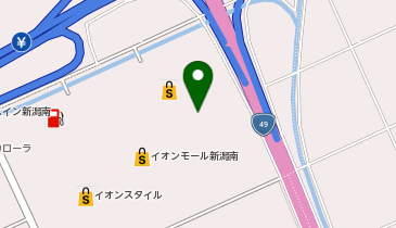 イオンモール新潟亀田インター内郵便局の地図画像