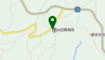太田簡易郵便局の地図画像