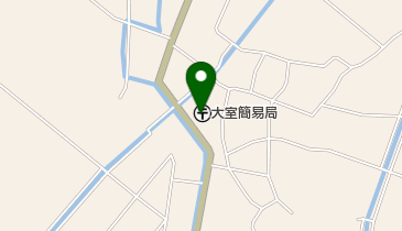 大室簡易郵便局の地図画像