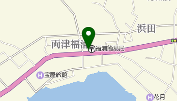 福浦簡易郵便局の地図画像