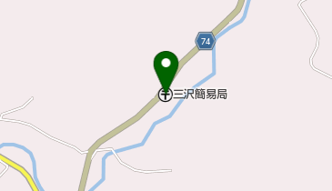 三沢簡易郵便局の地図画像