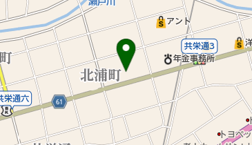 瀬戸郵便局の地図画像