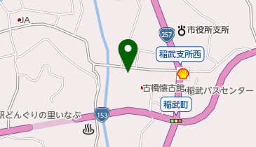 稲武郵便局の地図画像