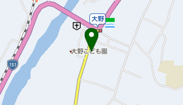 三河大野郵便局の地図画像